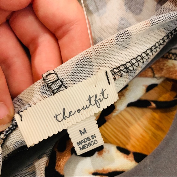 Cheetah print cropped hoodie - Picture 4 of 4